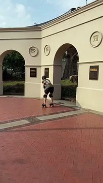 Elle fait la course en rollers avec un Tigre au Zoo !