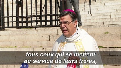 Coronavirus: l'archevêque de Paris bénit la ville depuis le Sacré-Coeur