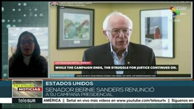 Bernie Sanders se retira de la carrera presidencial en EE.UU.