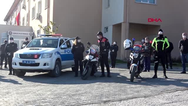 BURSA Gemlik İlçe Emniyet Müdürlüğü önüne 30 metrelik gönder dikildi