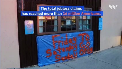 US Weekly Jobless Claims Jump by 6.6. Million