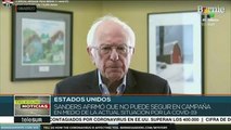 Bernie Sanders se retira de la carrera presidencial en EE.UU.