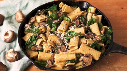 Garlicky Brown Butter Mushroom Pasta Comes Together In No Time