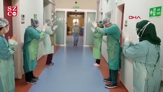 Koronavirüsü yendi, işine geri döndü