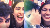 Sara Ali Khan shares CUTE Knock-knock Joke video with Ibrahim during  lockdown | FilmiBeat