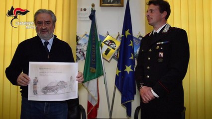 Ercolano (NA) - I bambini ringraziano Carabinieri per giochi da tavolo (09.04.20)