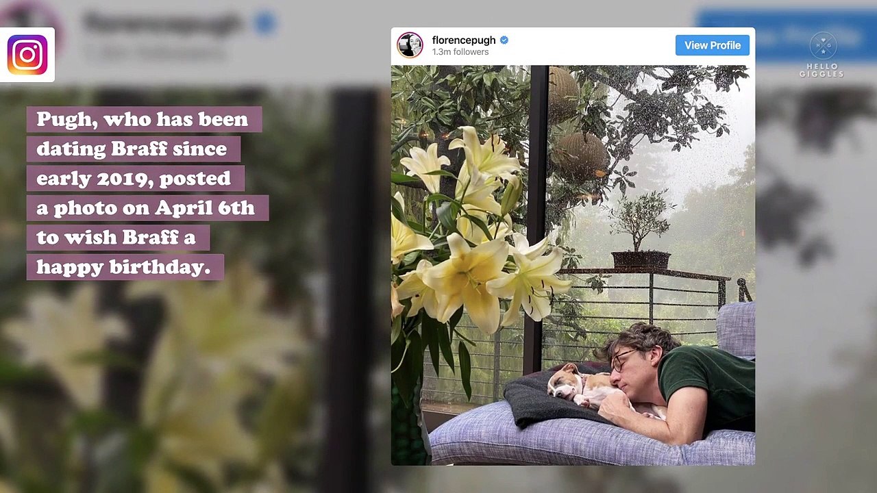 Florence Pugh is so over bullies judging her relationship with Zach Braff