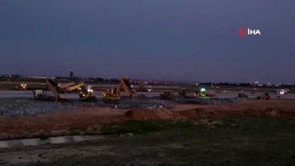 Atatürk Havalimanı'ndaki hastane çalışması aralıksız sürüyor
