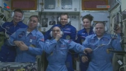 La Soyuz MS-16 llega a la EEI, a 400 kilómetros de la pandemia