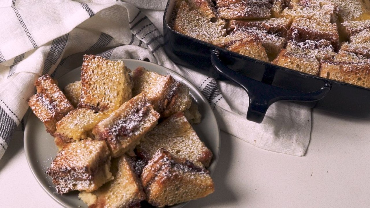 PB&J Bread Pudding