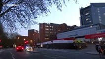 Claps come for NHS workers outside hospital treating British Prime Minister