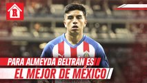 Fernando Beltrán es el mejor jugador de México, según Matías Almeyda