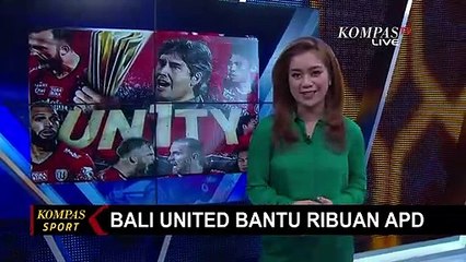 Bantu Tenaga Medis, Bali United Sumbang Ribuan APD