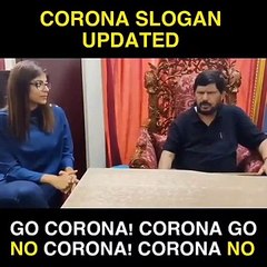 GO CORONA, CORONA GO wlaey Baba ab bn gaye NO CORONA, CORONA NO