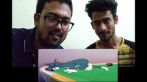 Desi Indians reacted on TOM & JERRY Cartoon in Hindi _ CHALLENGE, you Could'nt Resist Your Laugh