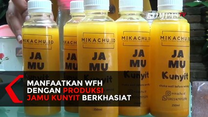 Manfaatkan WFH Dengan Produksi Jamu Kunyit