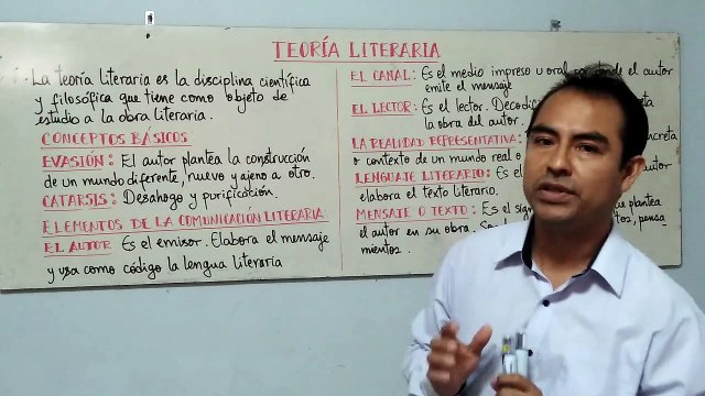 La teoría literaria. LITERATURA 3° SEC.
