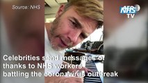 Billie Eilish, Simon Cowell among celebrities in video thanking UK health service staff