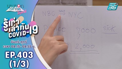 บางกอก City เลขที่ 36 | อัปเดตสถานการณ์โควิด-19 | 10 เม.ย. 63 (1/3)