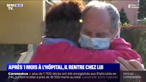 Après un mois à l'hôpital, Marc est guéri du coronavirus et rentrez chez lui