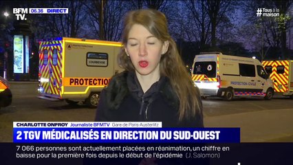 Video herunterladen: Covid-19: 46 patients vont être transférés de Paris vers le sud-ouest dans deux TGV médicalisés