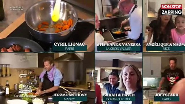 Tous en cuisine : JoeyStarr perdu, il attaque Cyril Lignac (Vidéo)