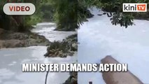 Video of polluted river in Perak horrifies minister
