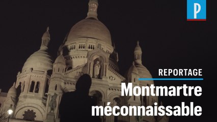 Montmartre à la tombée de la nuit durant le confinement : « C'est surréaliste »