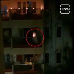 Watch This Hilarious Video Of A Bangalore Man Dresses As A Ghost In His Balcony