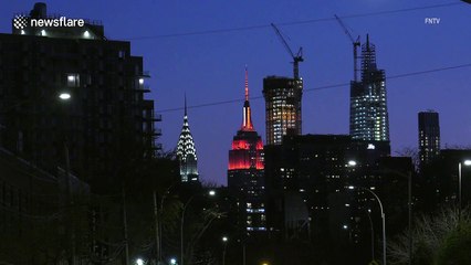 New York joins #lightitblue coronavirus campaign