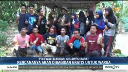 Pemuda Desa Galeso Produksi <i>Hand Sanitizer</i> Berbahan Alami