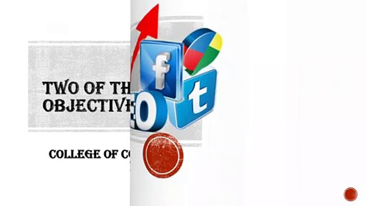 Two of the main objectives of SEO