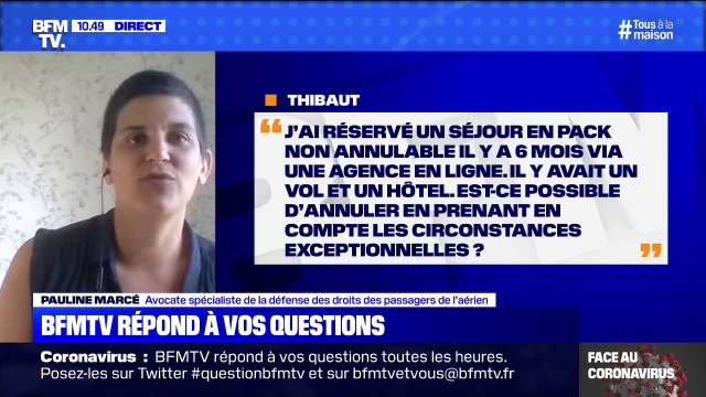 J'ai réservé un pack non-annulable vol+hôtel il y a 6 mois, est-ce possible de l'annuler quand même? BFMTV répond à vos questions