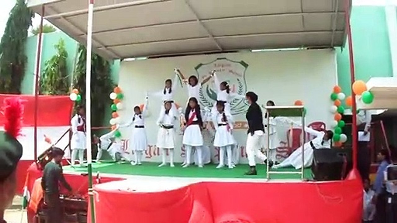 15 August parade in Lalganj St. Paul's School lsps