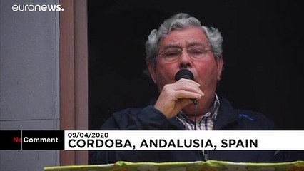 Flamenco prayers sung from balconies in Andalusia despite pandemic