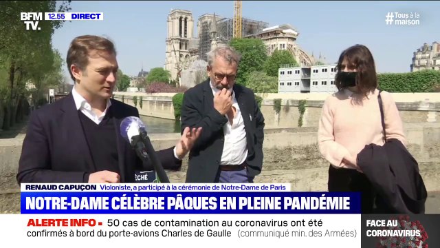 Renaud Capuçon décrit la célébration dans Notre-Dame: C'était un moment très intense