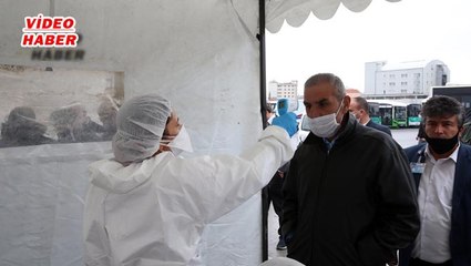 (10 Nisan 2020) OTOBÜS ŞOFÖRLERİNE SAĞLIK TARAMASI