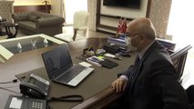 Vali Köşger, Milli Dayanışma Kampanyası'na destek verenlere telekonferansla teşekkür etti