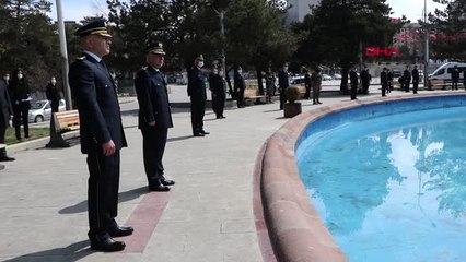 Erzurum'da polis gününde maskeli kutlama