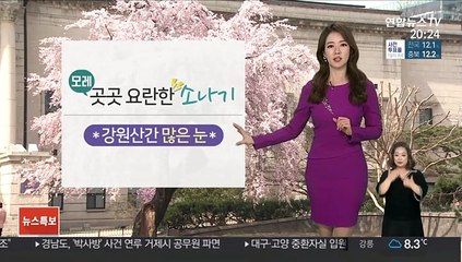 [날씨] 주말 남해안·제주 비…강원산간 많은 눈