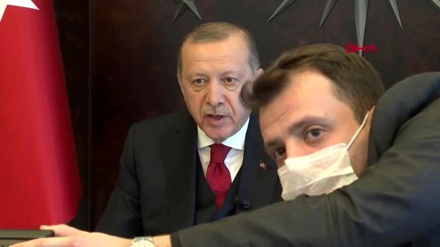 CUMHURBAŞKANI ERDOĞAN TÜRK DİLİ KONUŞAN ÜLKELER İŞBİRLİĞİ KONSEYİ VİDEO KONFERANS ZİRVESİ'NDE...