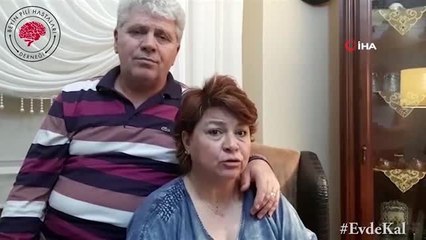 Parkinson hastaları 'Evde Kal' mesajı verdi