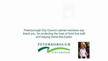 Peterborough City Council cabinet thanks key workers