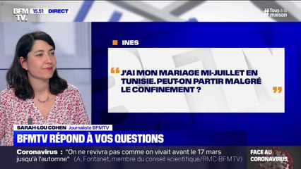 Je me marie mi-juillet en Tunisie, peut-on partir ?