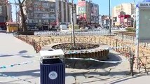 Çorlu'da, Cumhuriyet Meydanı yayalara kapatıldı