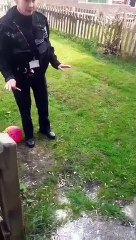 Police wrongly tell family to get off their own front garden