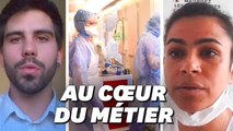 Encore étudiants, ces infirmiers stagiaires racontent leur difficile quotidien face au Covid-19