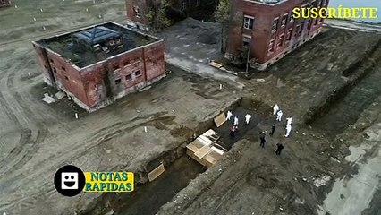 Nueva York utiliza fosa comunes por aumento muertos por coronavirus