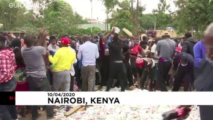 Кения: давка из-за еды