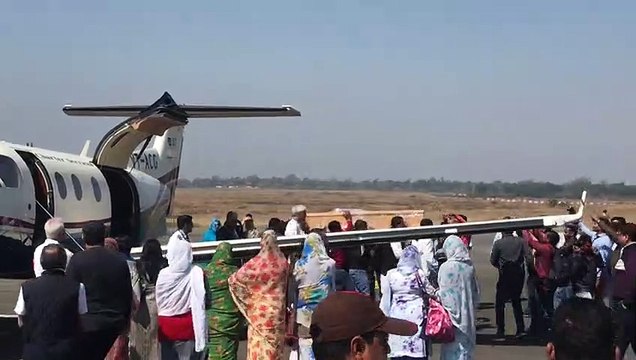 दिल्ली से विशेष विमान से अंबिकापुर लाया गया सरगुजा रियासत की राजमाता देवेंद्र कुमारी सिंहदेव